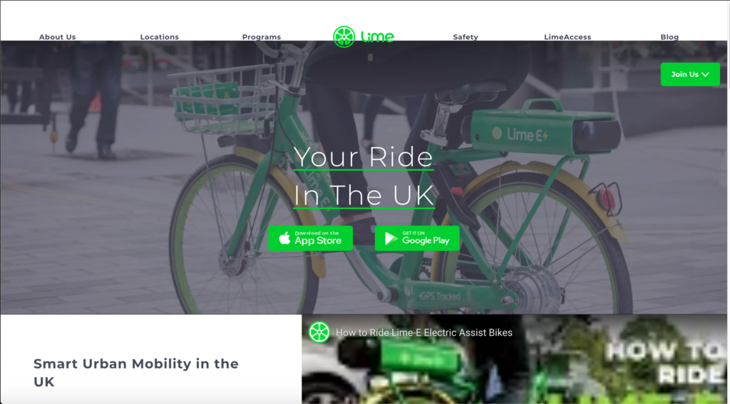 Limebike website best sale